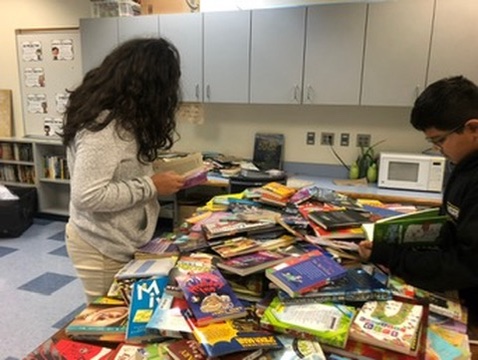 Organizing books by age and interest