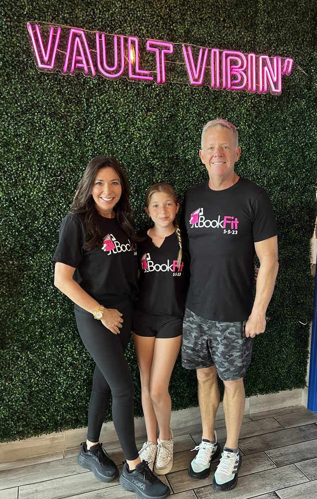Team BookFit at the Vault Fitness dance fundraiser
